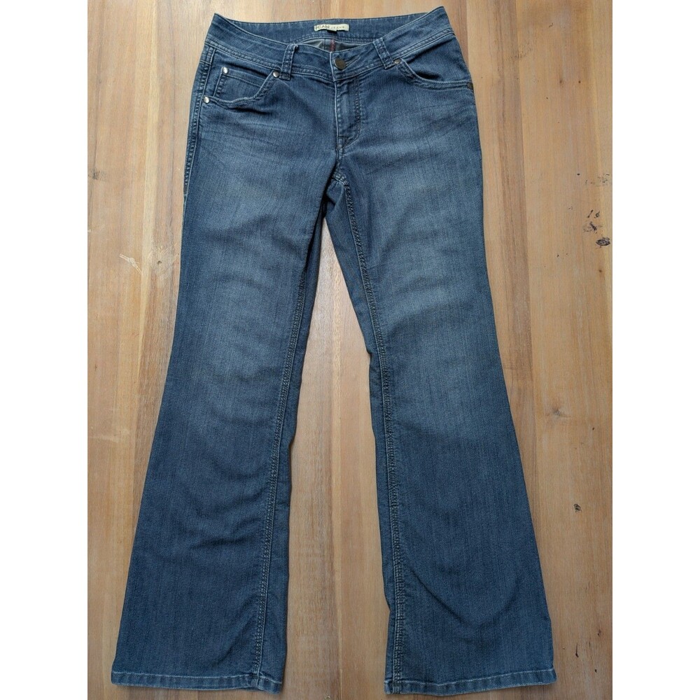 Cabi Womens Bootcut Jeans Size 6 Dark Wash Blue Mid Rise Denim Stretch